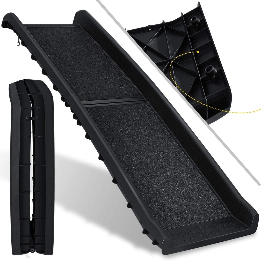 KESSER® Hunderampe klappbar Hundetreppe Hundeautorampe Auto Kofferraumrampe für Haustiere Einstiegsh