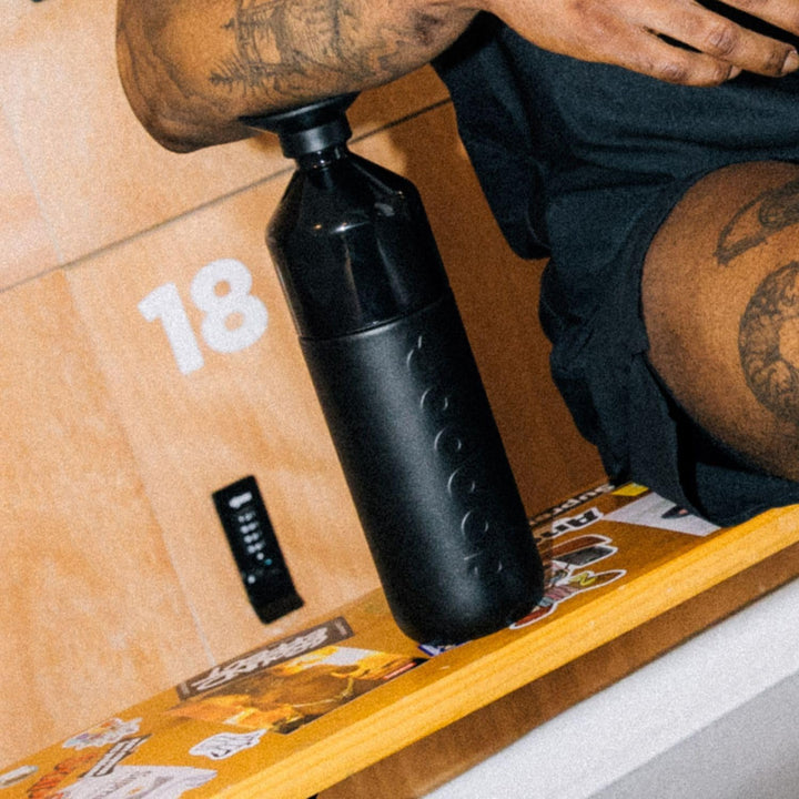 Dopper Insulated Blazing Black Thermosflasche 1L - Doppelwandig, auslaufsicher, hält 24h kalt/9h hei