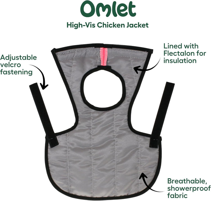 Omlet Warnweste für Hühner - Pink