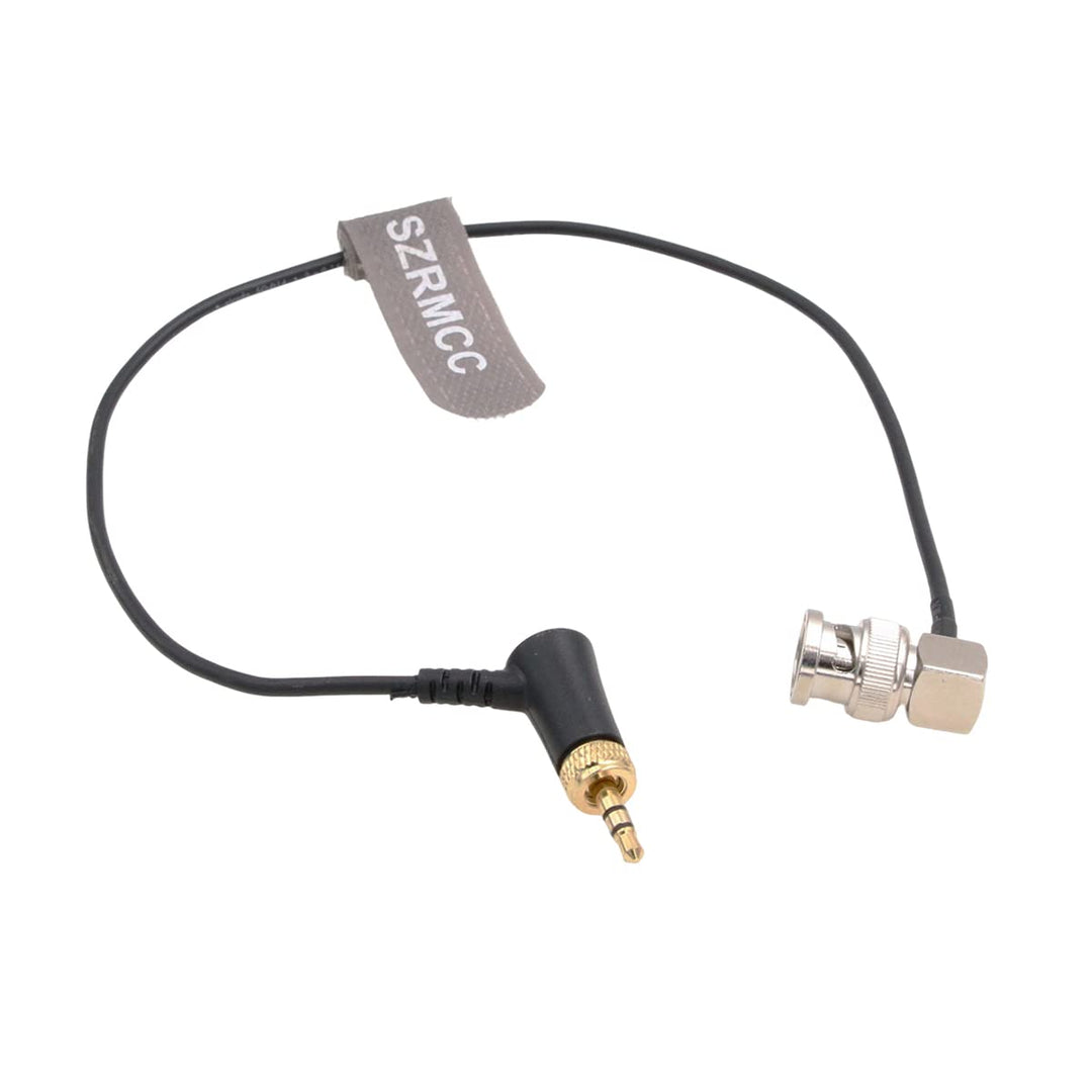 SZRMCC Timecode Kabelverriegelung 3,5 mm TRS auf BNC-Stecker für Deity TC-1 auf Blackmagic Ursa Mini