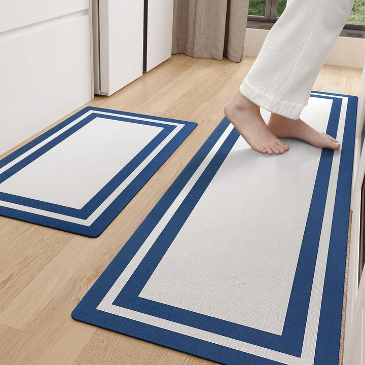 Color G Super Saugfähig Küchenläufer 44 x 75 + 44 x 150 cm, Schnell Trocken Küchenteppich Waschbar r