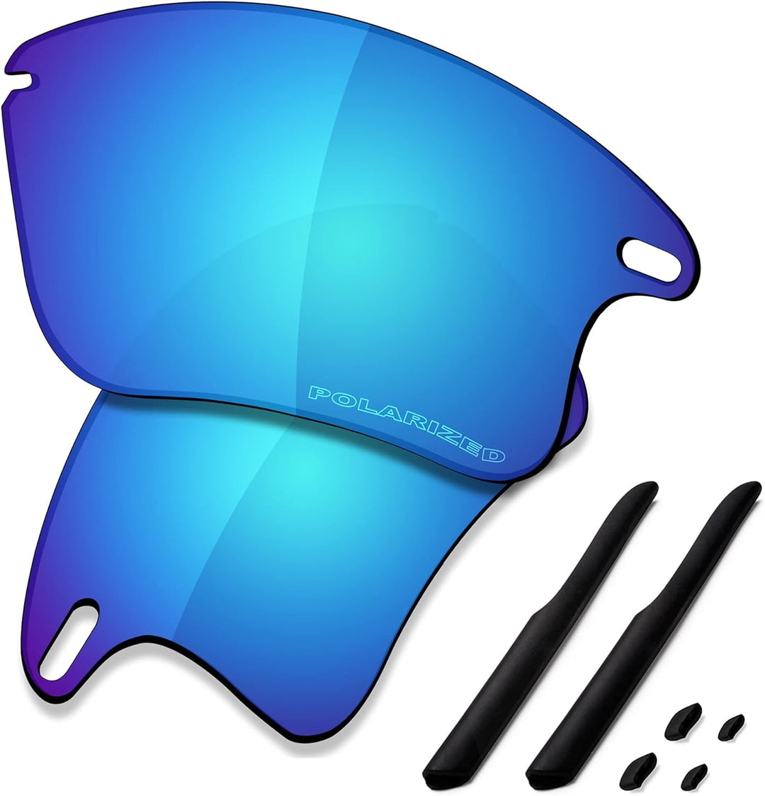 Saucer Premium-Ersatzgläser und Gummi-Kits für Oakley Fast Jacket XL OO9156 Sonnenbrillen High Defin