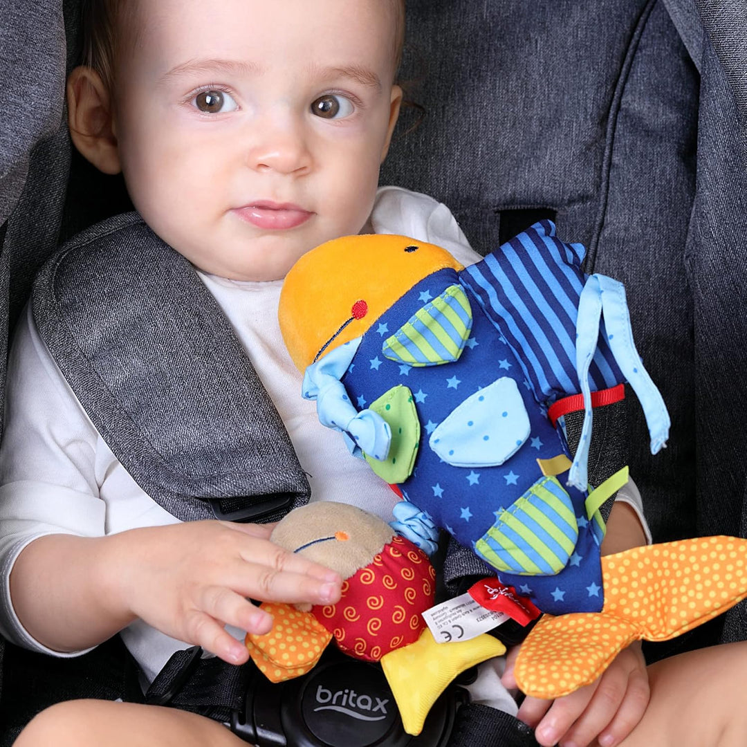 SIGIKID 40104 Aktiv-Fisch Baby Activity PlayQ Mädchen und Jungen Babyspielzeug empfohlen ab 3 Monate