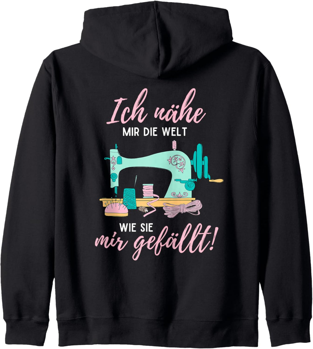 Nähmaschinen Nähzubehör Nähbedarf Schneiderin Kapuzenjacke