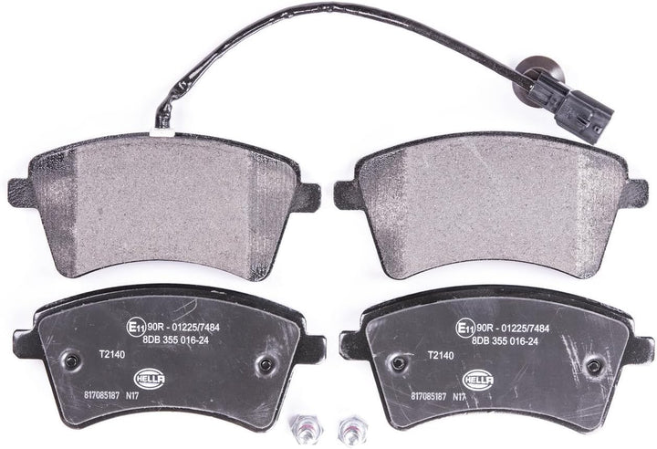 HELLA PAGID 8DB 355 016-241 Bremsbelagsatz - T2140 - Dicke/Stärke: 17.6mm - Bremssystem: TRW - mit i