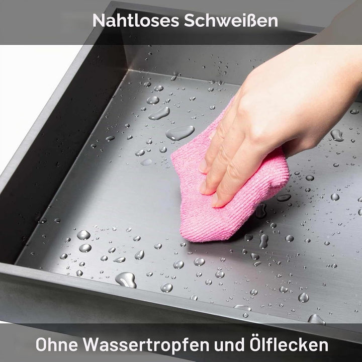 Wandnische Dusche,Wandnische Dusche Edelstahl,Wandnische Lagerung mit einem Regal,Duschnische 30 * 6