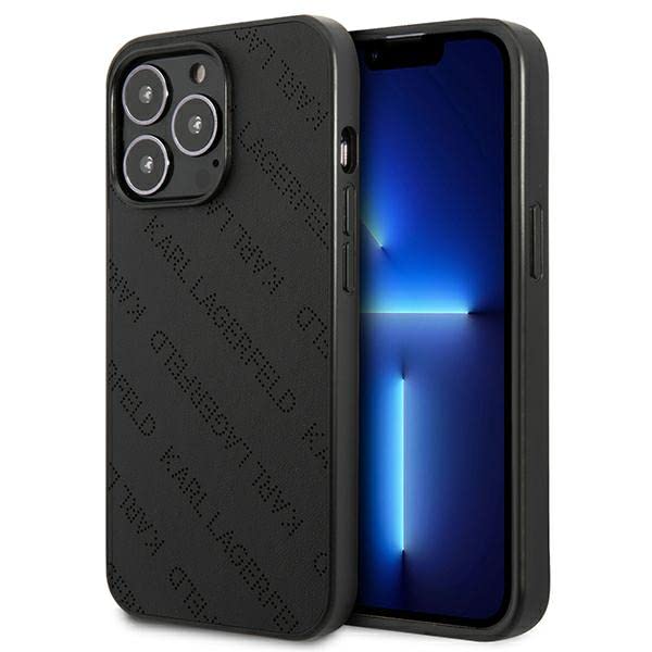 KARL LAGERFELD KLHCP13XPTLK Hülle für iPhone 13 Pro Max 6,7" hardcase Schwarz Pe