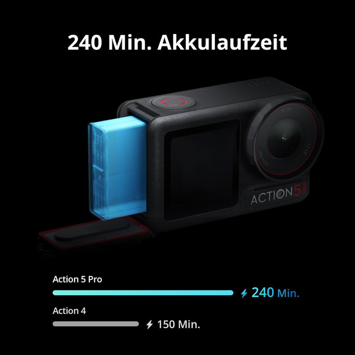 DJI Osmo Action 5 Pro Essential Combo, Action Cam 4K mit 1/1,3" Sensor, 4K/120fps Videokamera, Motiv