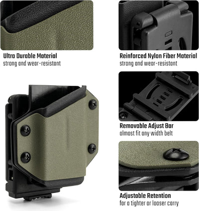 TACTICAL GEEK Kydex Holster für LEATHERMAN Multitool, mit Einstellbare Spannung, Passend für die mei