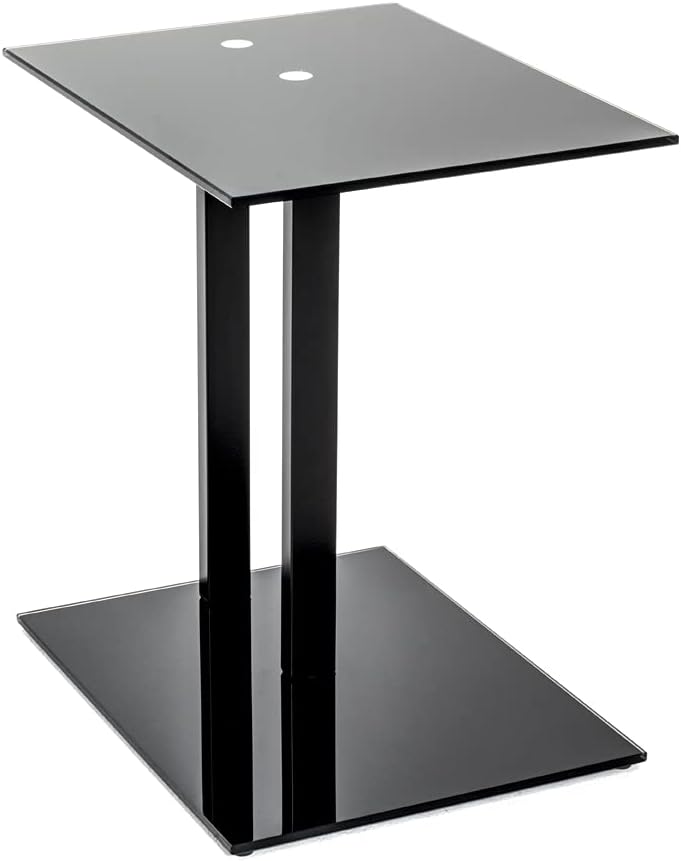 HAKU Möbel Beistelltisch, Metall, schwarz, 45 x 35 x 50 cm 35D x 45W x 50H Rechteckig, 35D x 45W x 5