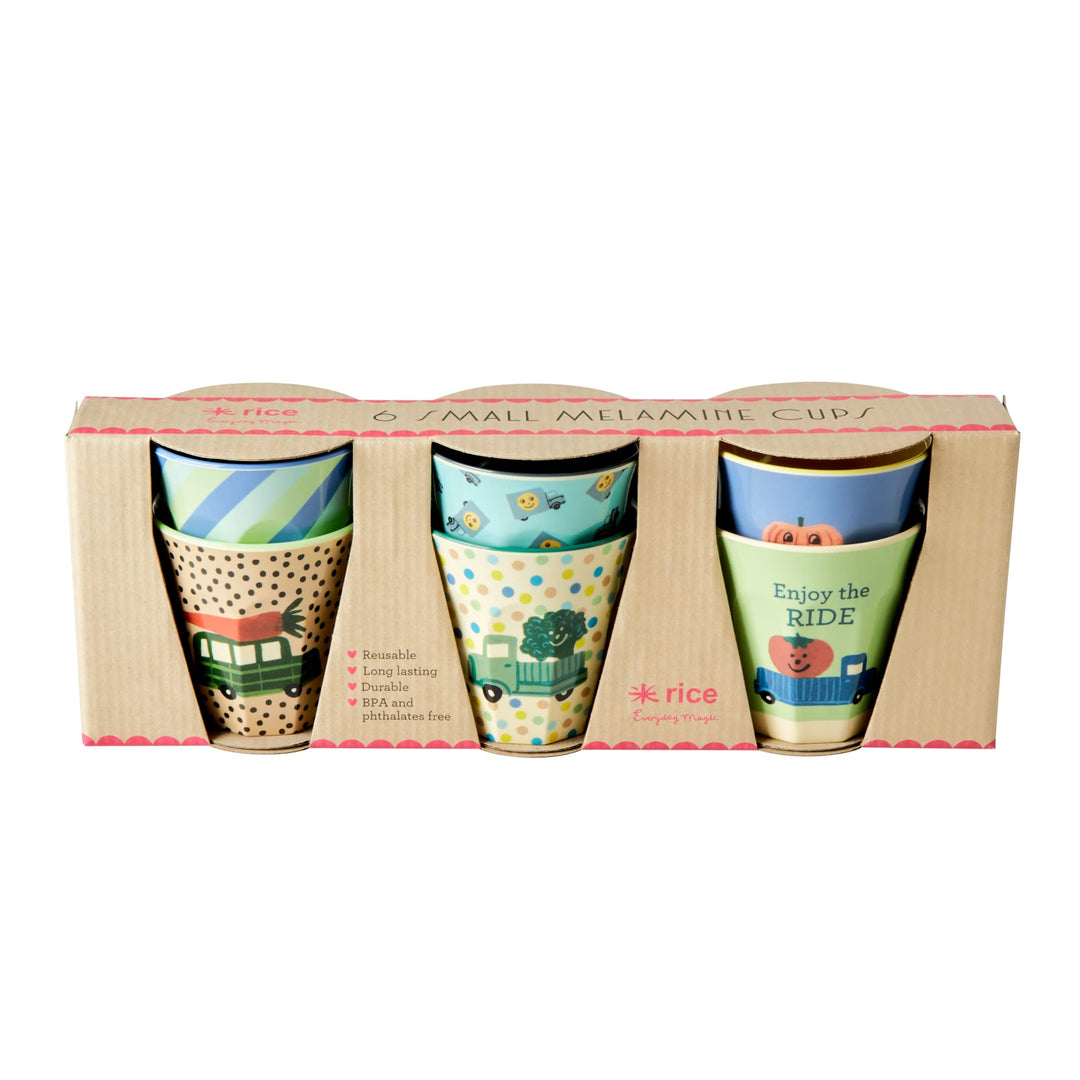 Klein Melamin Kinderbecher - Multi - 6er Pack