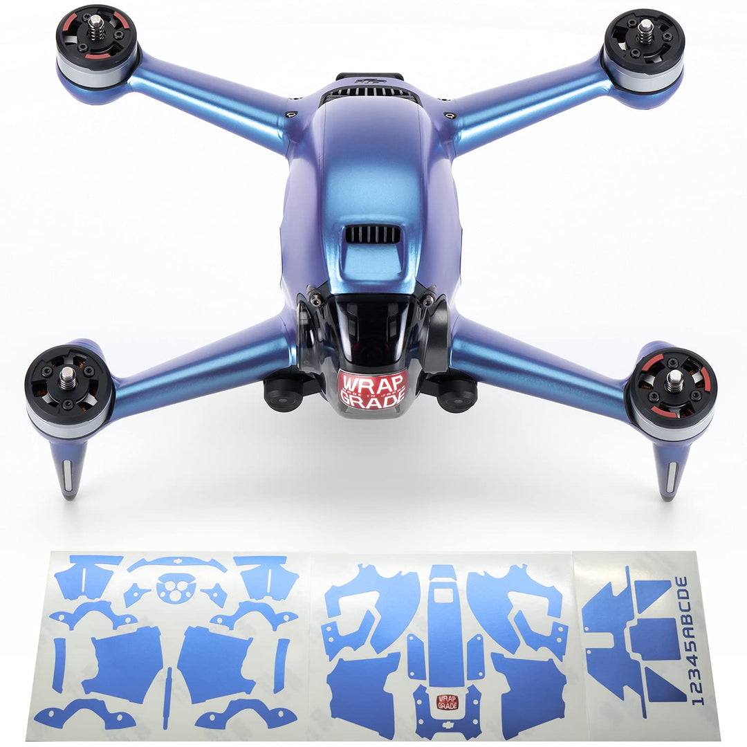 WRAPGRADE Skin Kompatibel mit DJI FPV (Celeste Blue)