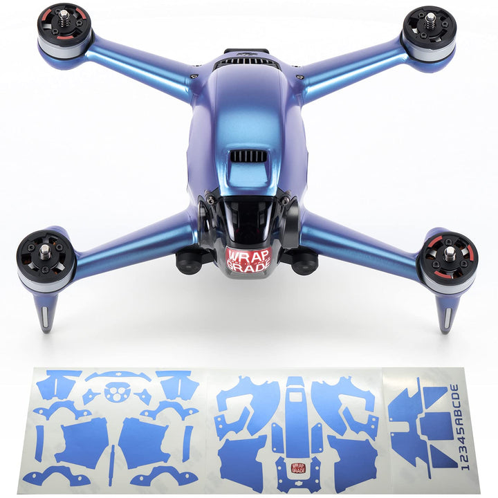WRAPGRADE Skin Kompatibel mit DJI FPV (Celeste Blue)