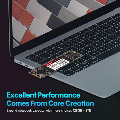KingSpec 2TB M.2 SSD 2280, Interne Solid State Hard Drive-SATA iii 6Gb/s, M2 NGFF Disco Duro für Des