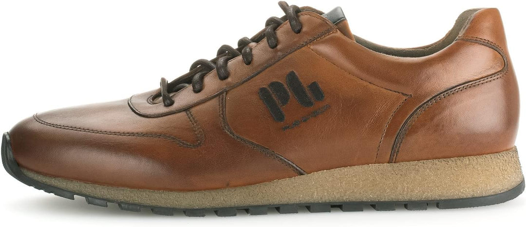 Pius Gabor Herren Sneaker Low,Halbschuhe,zertifiziertes Leder,Wechselfussbett 41 EU Braun Cognac, 41