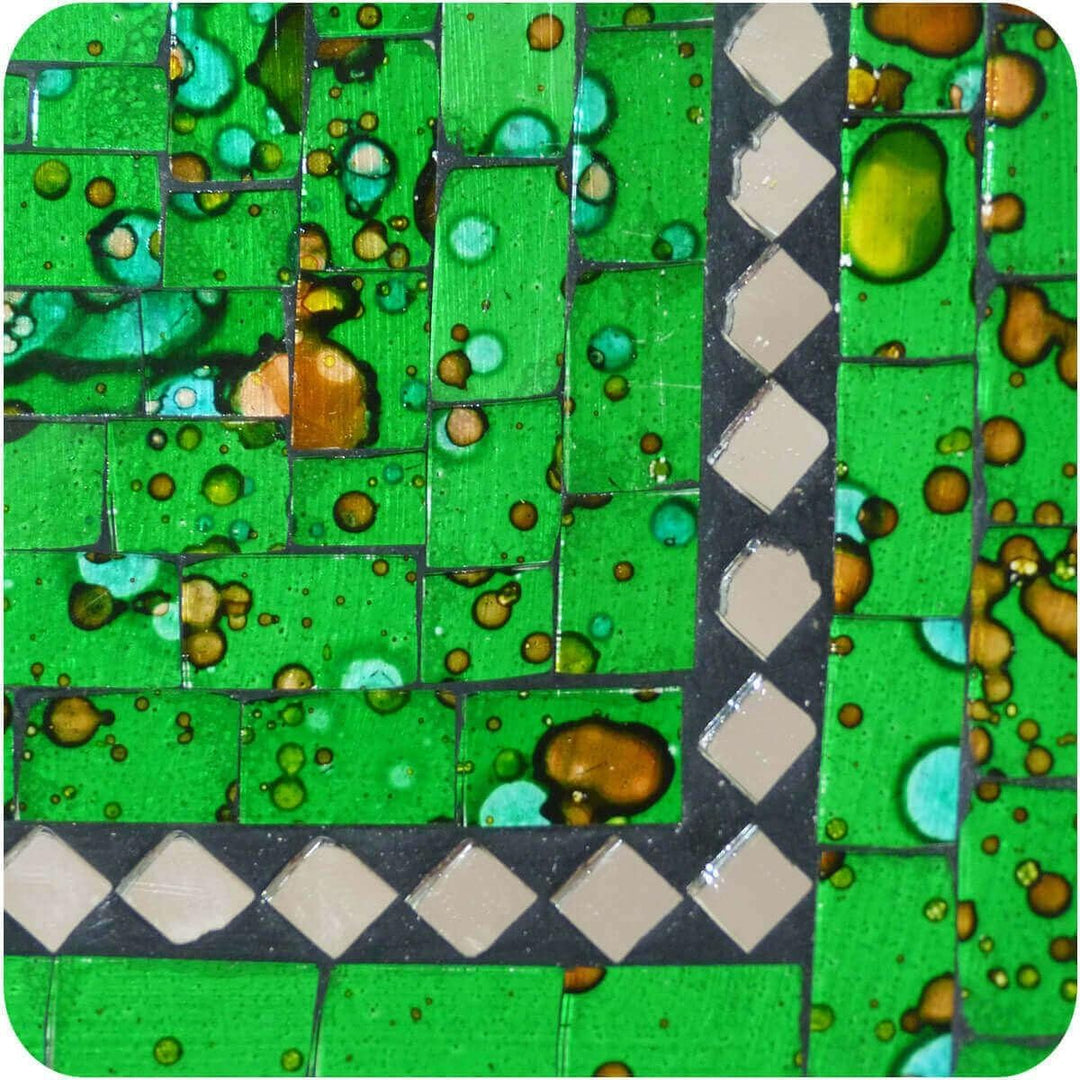 Simandra Mosaikschale Tonschale Glasschale Dekoschale Mosaik Kunsthandwerk Glassteine Deko Quadrat S