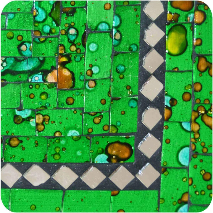 Simandra Mosaikschale Tonschale Glasschale Dekoschale Mosaik Kunsthandwerk Glassteine Deko Quadrat S