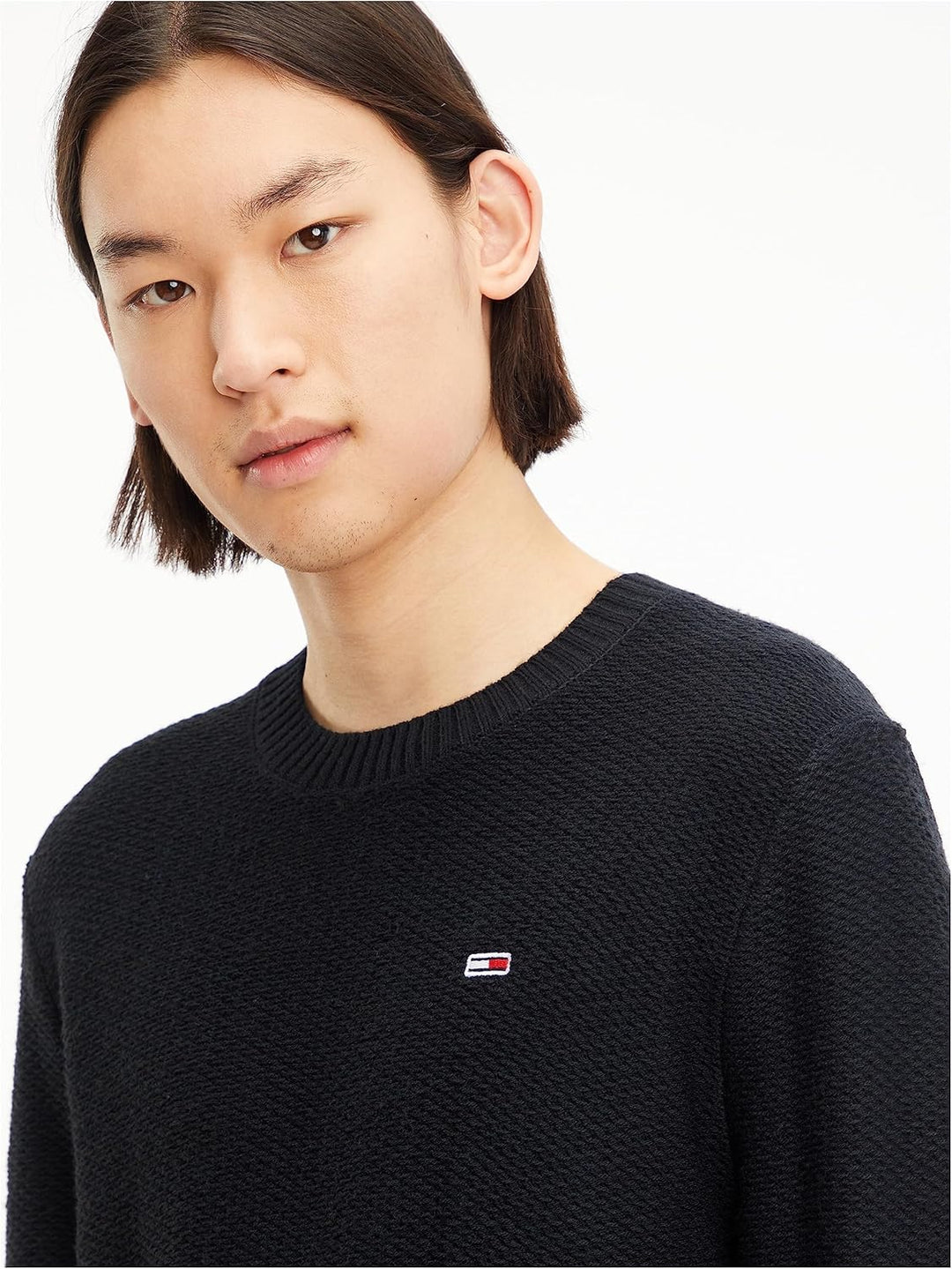 Tommy Jeans Herren Pullover XS Schwarz, XS Schwarz