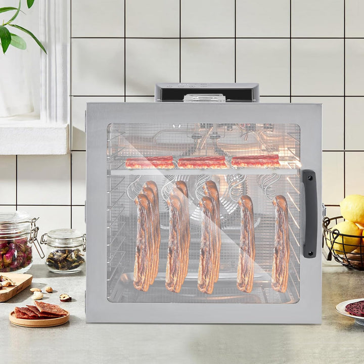 1000W Dehydrator, 42.5L Kapazität für Biltong Jerky Gemüse Obst