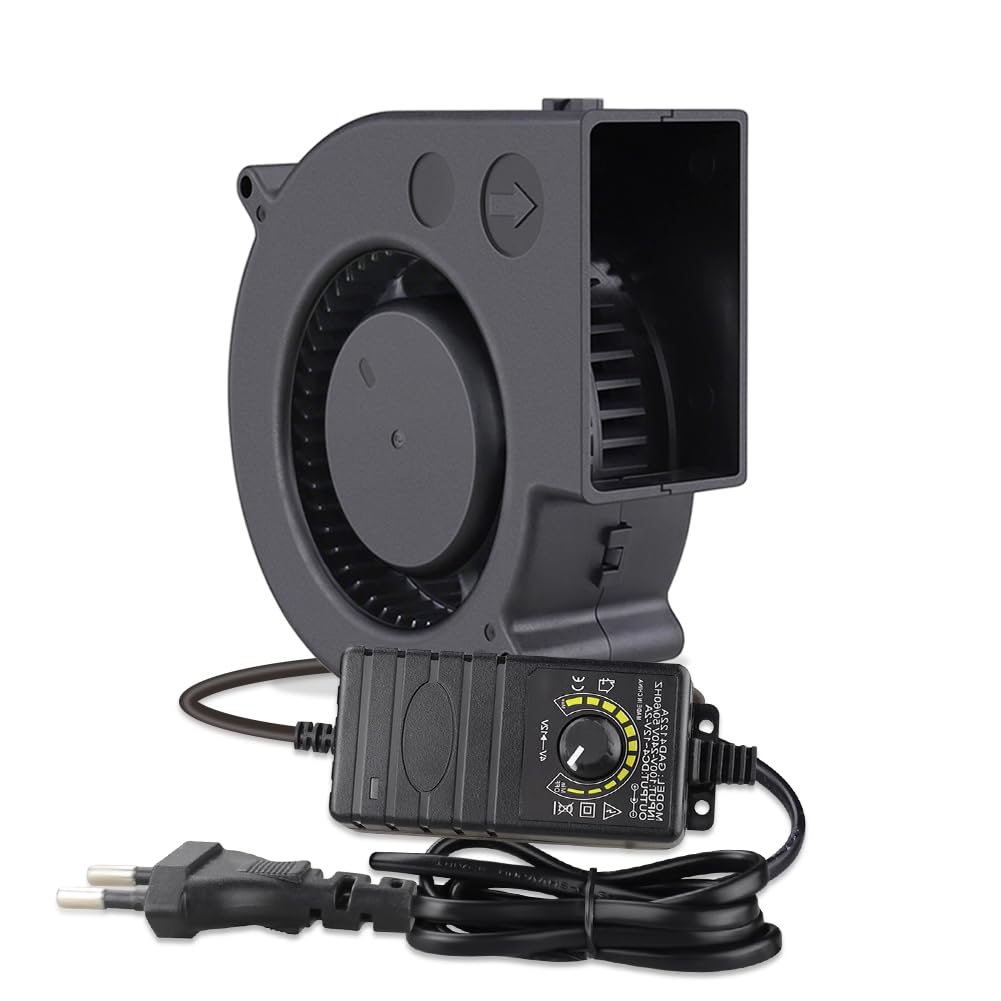 GDSTIME 220V Gebläse Lüfter 230V Turbinen Turbo 9733 Gebläse Lüfter 97 x 33mm Radialventilator Radia