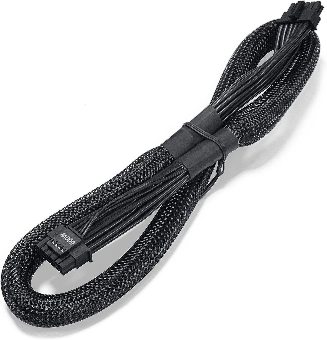 RAIJINTEK CRATOS 1200 BLACK, 80 Plus Gold Vollmodulares ATX 3.1 Netzteil, PCIe 5.1 12V-2x6 Kabel, Le