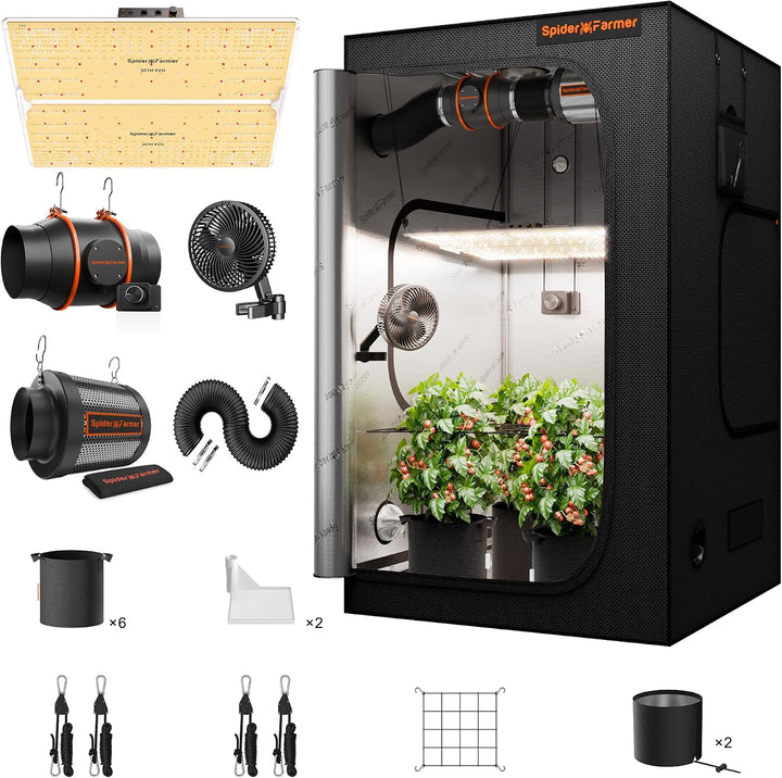 Spider Farmer Neuer 5L Luftbefeuchter und SF4000 Growzelt Komplettset