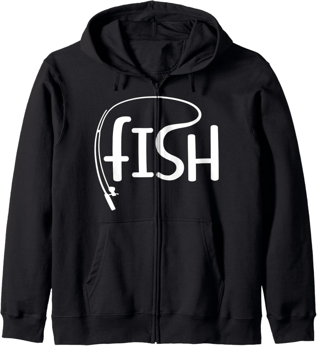 Angeln Fish Kapuzenjacke