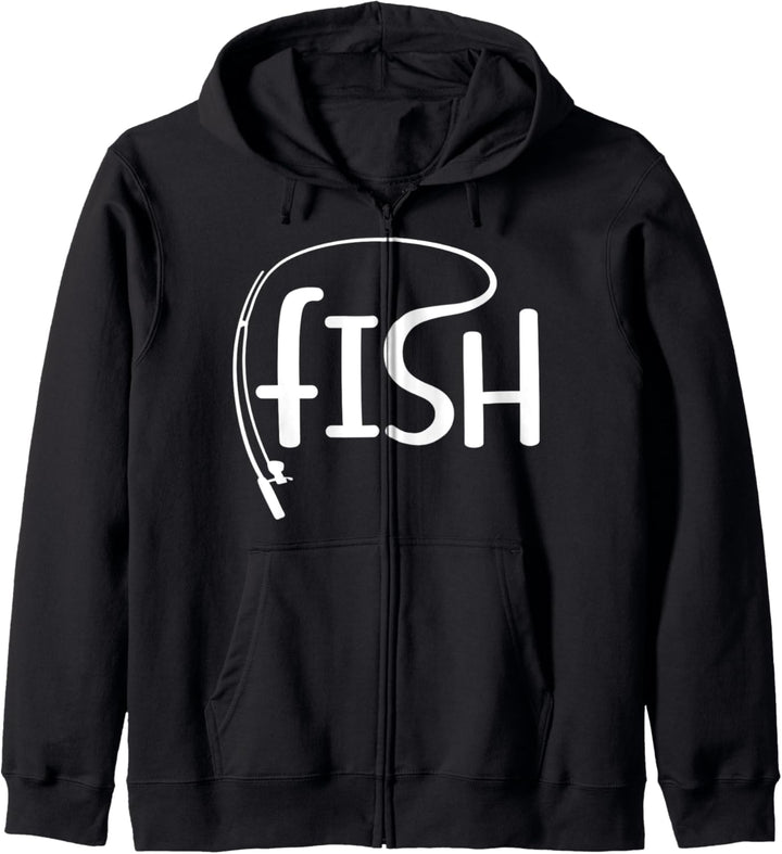 Angeln Fish Kapuzenjacke