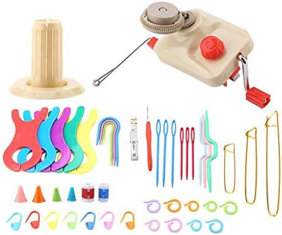 Ball Winder Garn Strickwebstuhl Häkeln Swift Garn Faser Cord Ball Woo Wickler DIY Tool Kit mit Stric