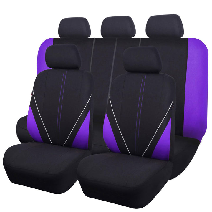Flying Banner Universal atmungsaktive Netzstoff-Autositzbezüge, komplettes Set Airbag-kompatible Kis