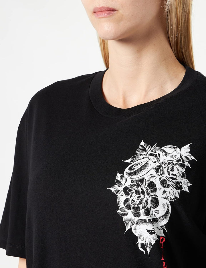 Replay Damen T-Shirt XXS 098 Black, XXS 098 Black