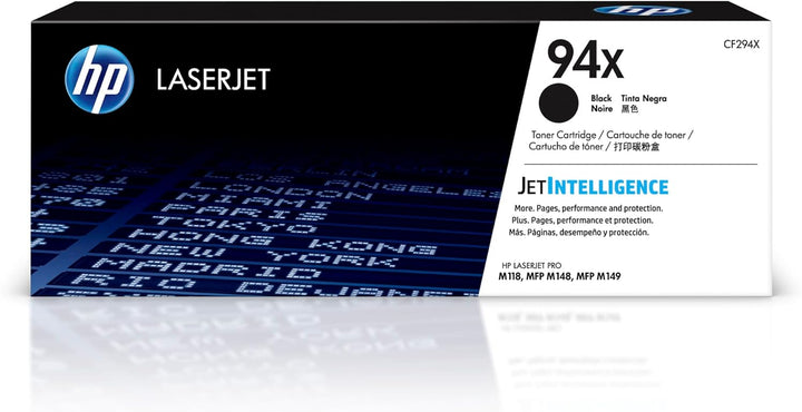HP 94X (CF294A) Schwarz Original Toner mit hoher Reichweite für HP LaserJet Pro M118, HP LaserJet Pr