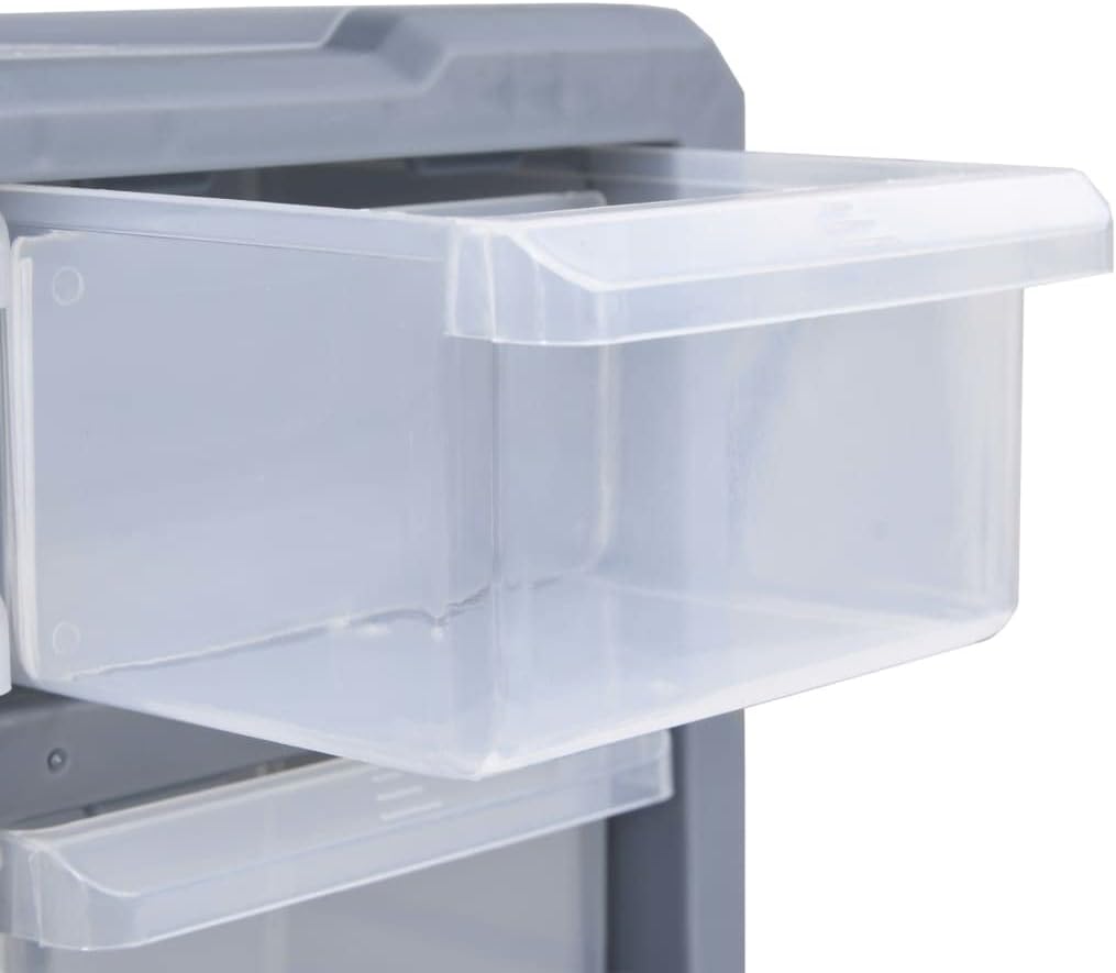 vidaXL Multi-Schubladen Organizer mit 60 Schubladen Sortierkasten Sortimentskasten Sortimentskoffer