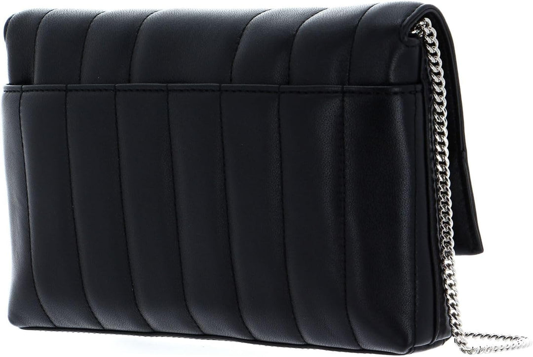 DKNY Clutch Handtasche 25 cm Schwarz/Silber Einheitsgrösse, Schwarz/Silber Einheitsgrösse