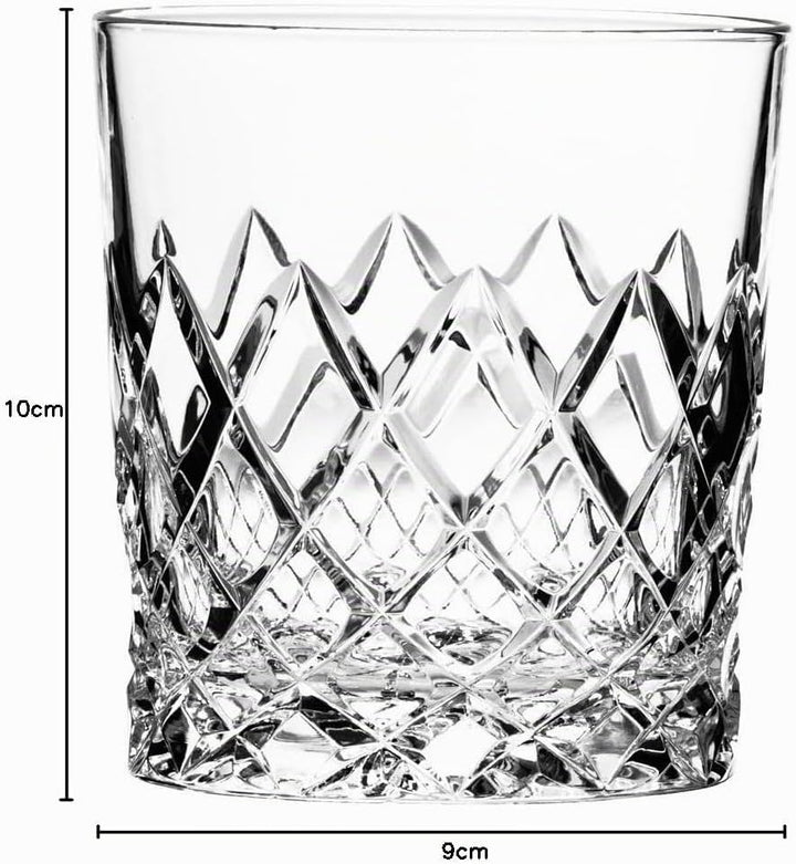 ARNSTADT KRISTALL Whiskyglas Venedig clear (9 cm) Kristallglas mundgeblasen · handgeschliffen · Hand