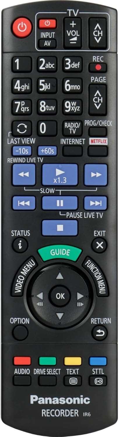Panasonic DMR-UBS70EGK Ultra HD Blu-ray Recorder (500GB HDD, 4K , Disc, 4K VoD, UHD TV Empfang, 2x D