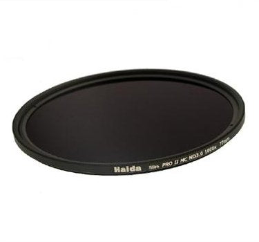 HAIDA Slim Graufilter PRO II MC (mehrschichtvergütet) ND1000x 67mm. Schlanke Fassung + Cap mit Innen