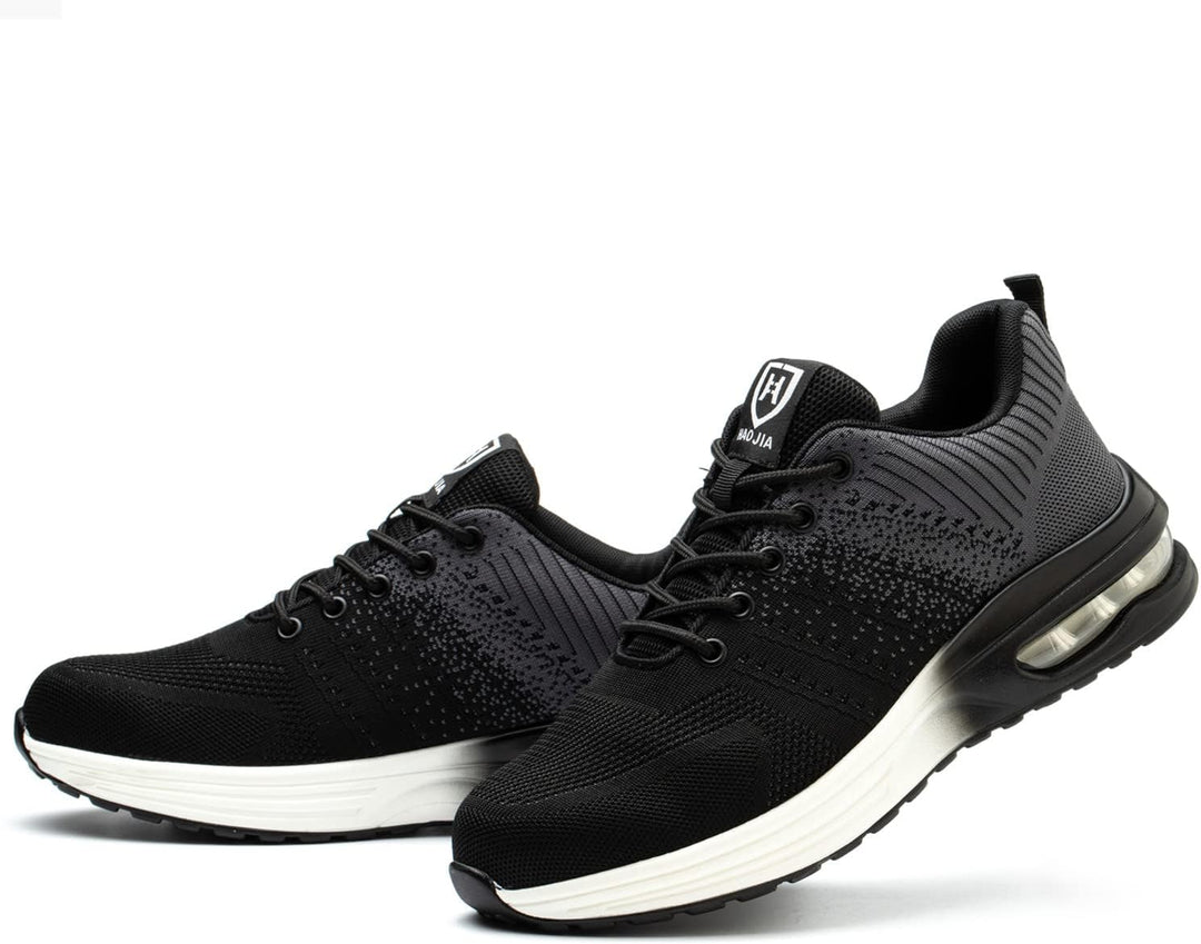 Sicherheitsschuhe Herren Leichte Arbeitsschuhe Damen Sportliche Atmungsaktive Stahlkappenschuhe, 42
