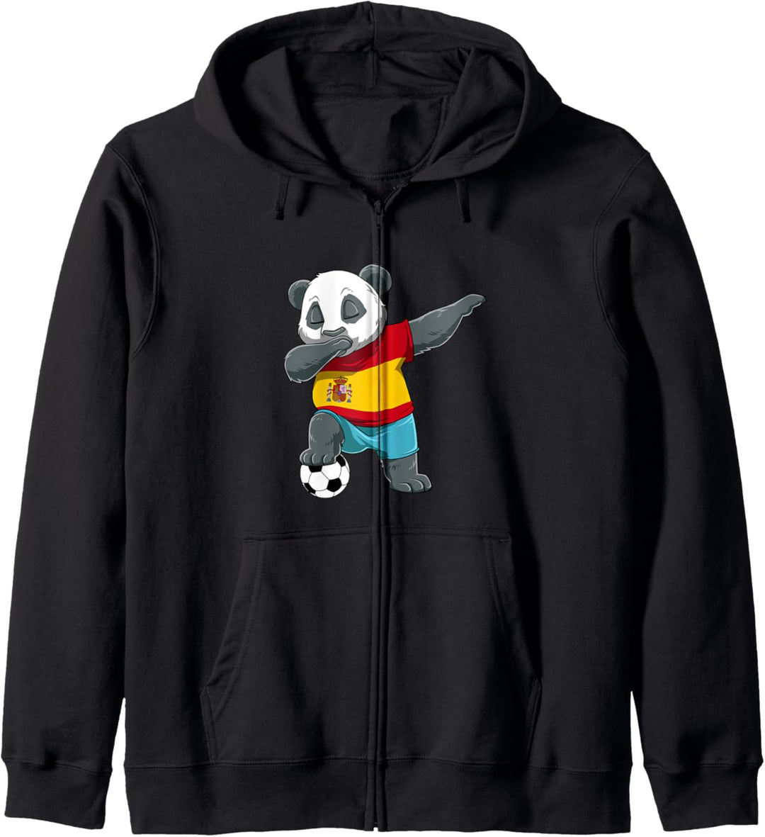 Dabbing Fussball Panda Spanien Kapuzenjacke