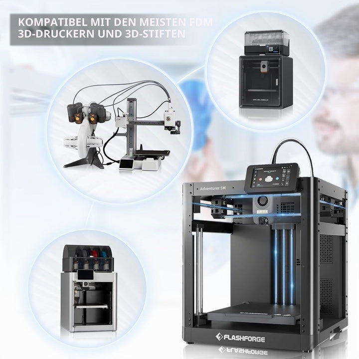 PETG Filament 1.75mm, TINMORRY Rapid PETG-Eco 3D Druck Filament, Kompatibel mit Bambu Lab/Creality K
