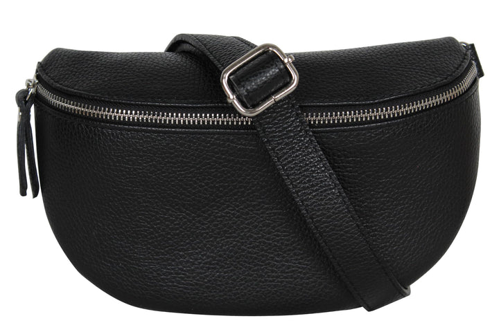AmbraModa GLX1 - Damen Herren Unisex kleine Hüfttasche Gürteltasche Bauchtasche Umhängetasche aus Ec