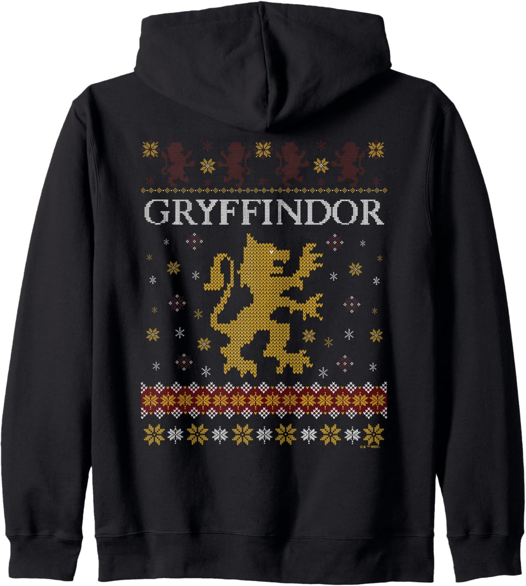 Harry Potter Gryffindor Ugly Christmas Kapuzenjacke