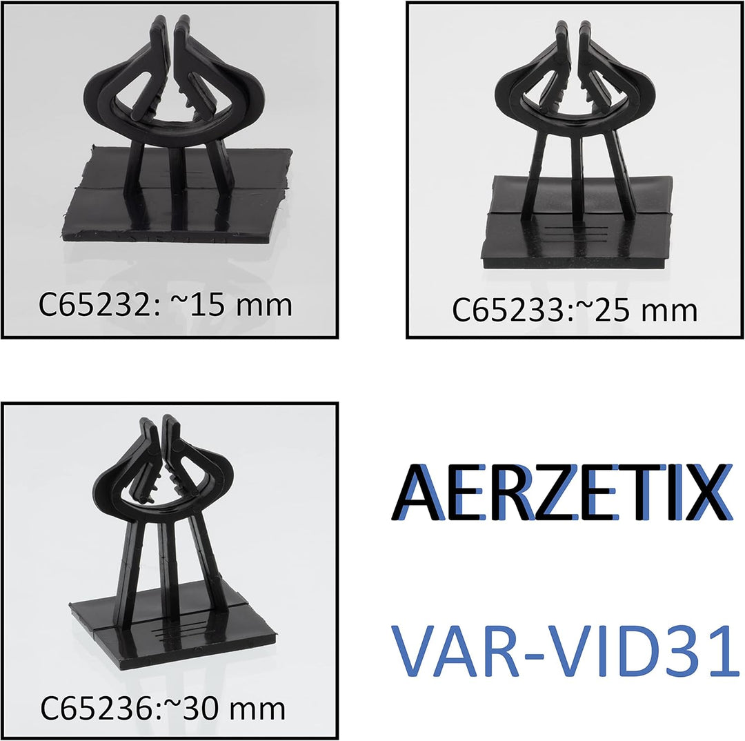 AERZETIX - C65232 - Satz von 100 Bewehrung Keilen mit basis für betonstahl von Ø4 bis Ø14-15 mm über