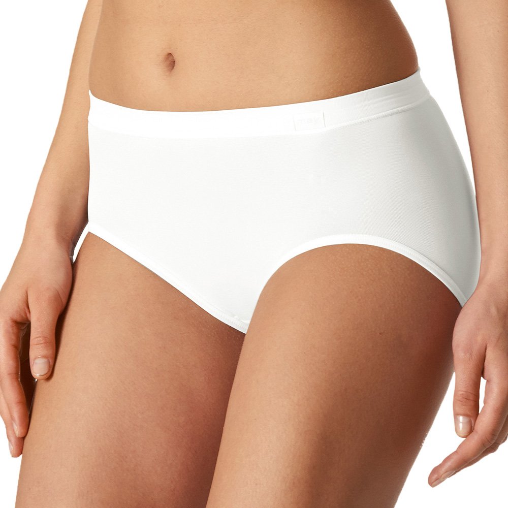 Mey 2er Pack Damen Taillen-Pants - 59209 Emotion - Farbe Weiss - Grösse 38 - Slip ohne Seitennähte -