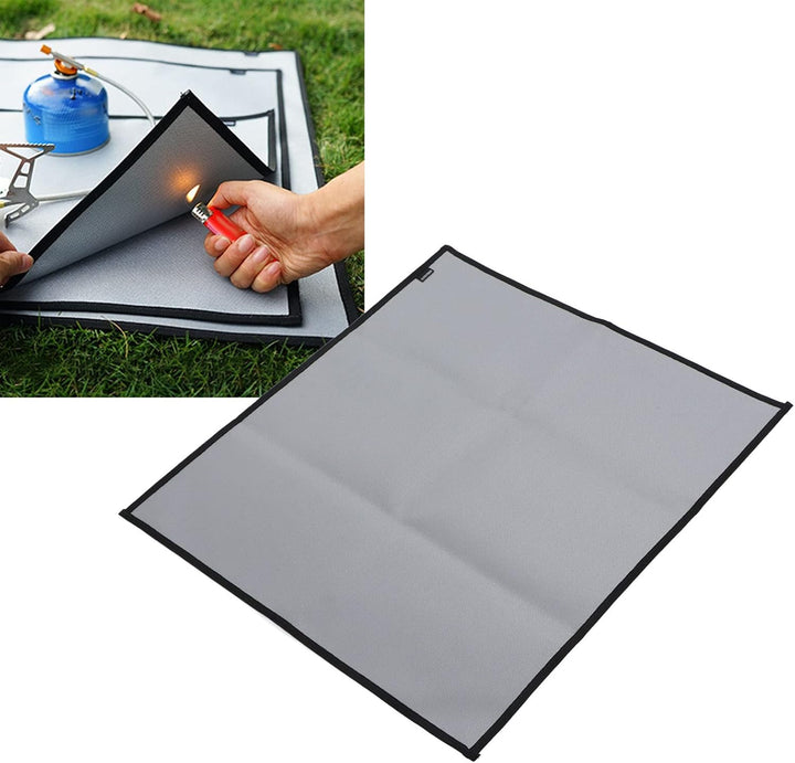 Yosoo Feuerstellenmatte, Feuerfeste Matte, Grillmatte, Feuerstellenmatten, Wärmeisolierende Unterlag