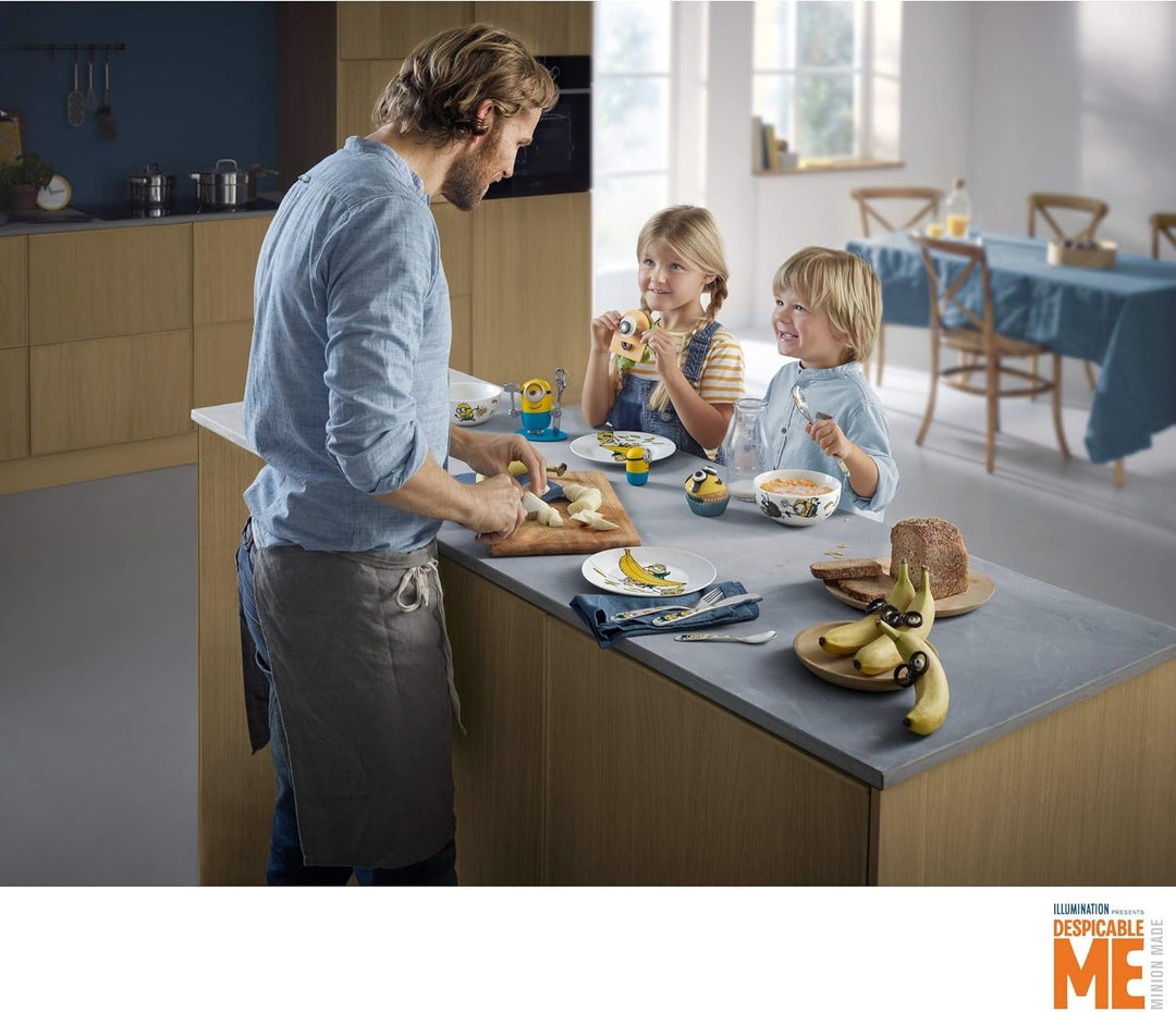 WMF Minions Steuer-Set 2-teilig, ab 3 Jahren, Salzstreuer, Pfefferstreuer mit Kippmechanismus, Kunst