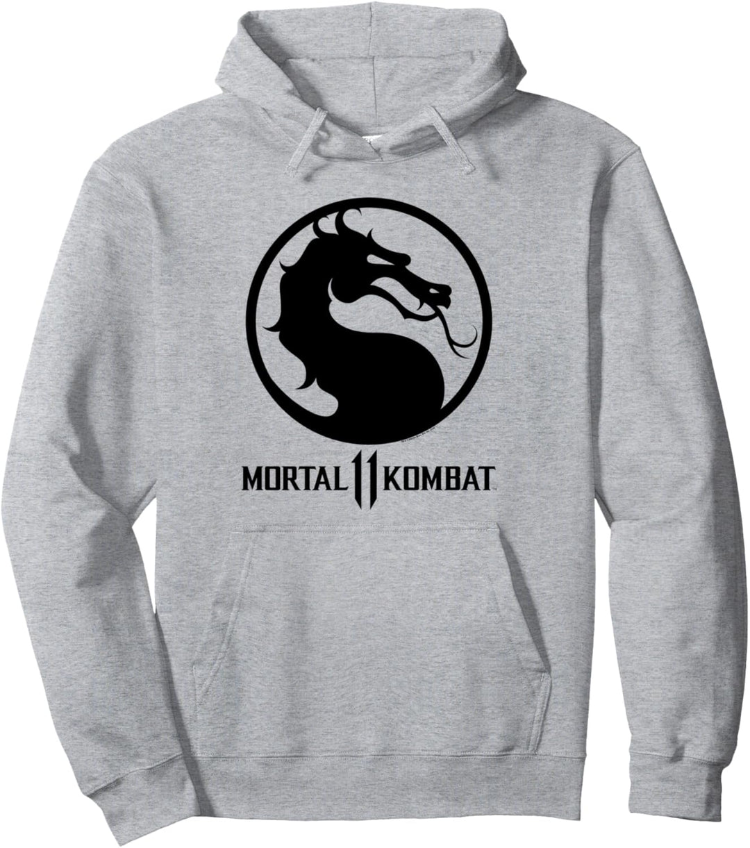 Mortal Kombat 11 Black Dragon Logo Pullover Hoodie