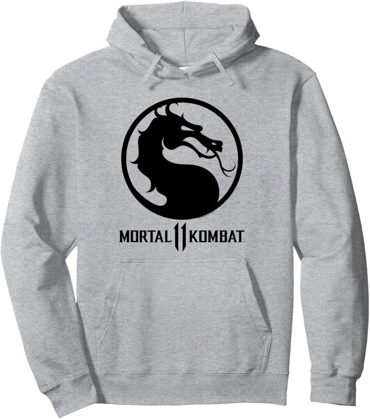 Mortal Kombat 11 Black Dragon Logo Pullover Hoodie