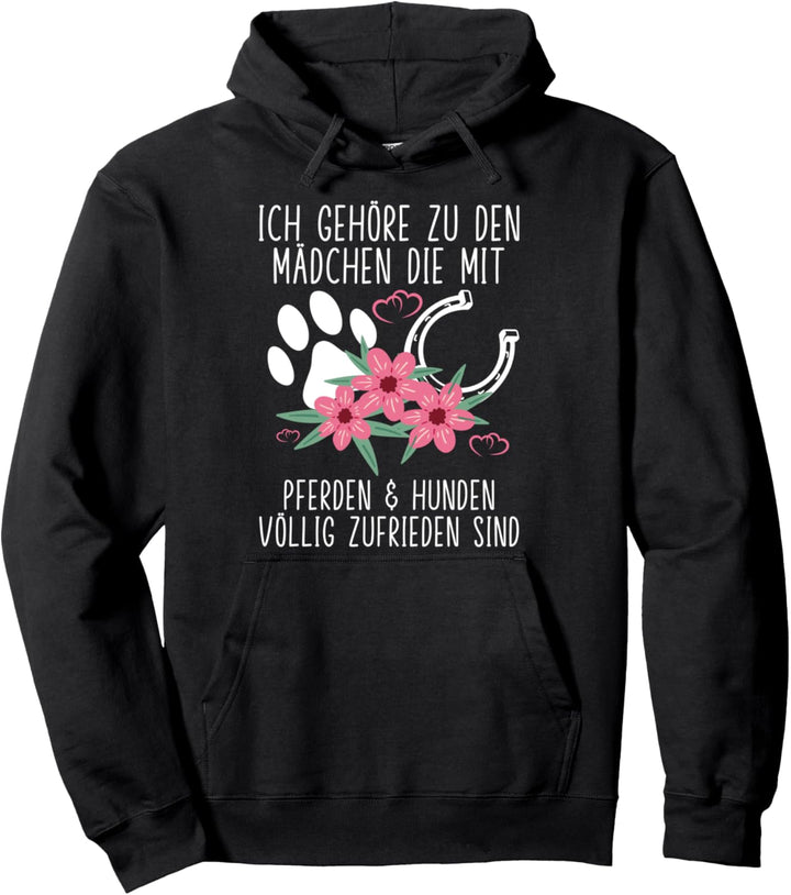 Reiter Ich Gehöre Zu Den Mädchen Pferde Hunde Reiten Pullover Hoodie