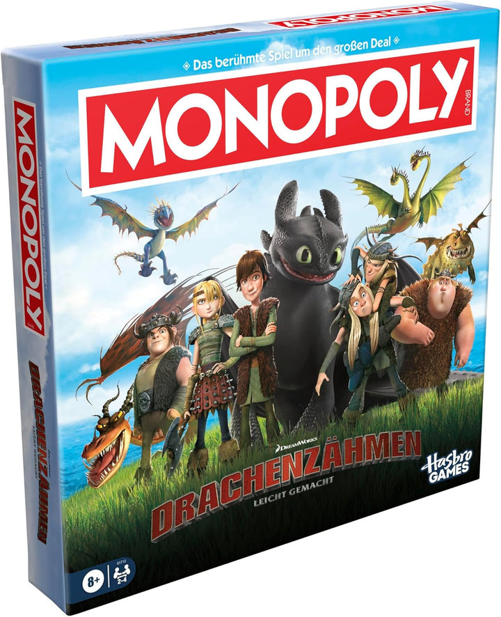 DreamWorks Drachenzähmen leicht gemacht Monopoly Brettspiel - Deutsche Fassung